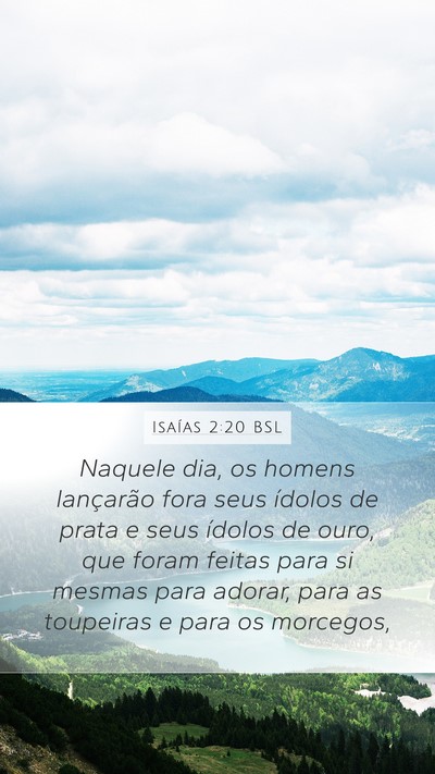 Isaías 2:20 BSL Bible Verse Image