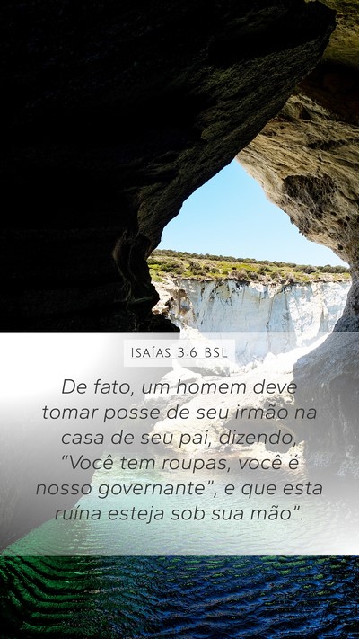 Isaías 3:6 BSL Bible Verse Image