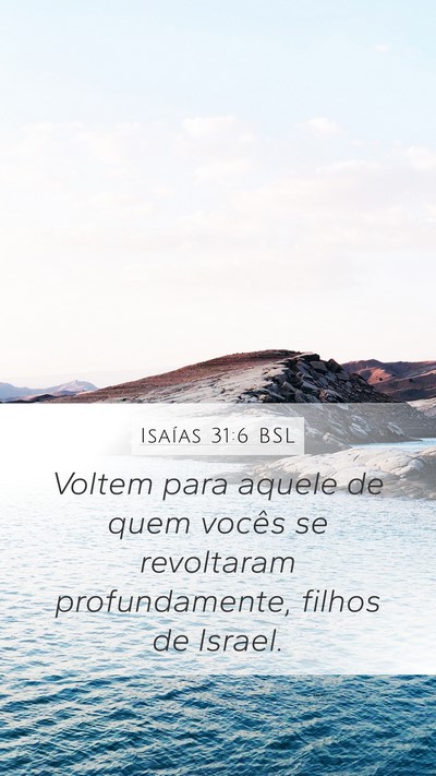 Isaías 31:6 BSL Bible Verse Image