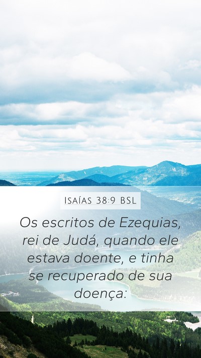 Isaías 38:9 BSL Bible Verse Image