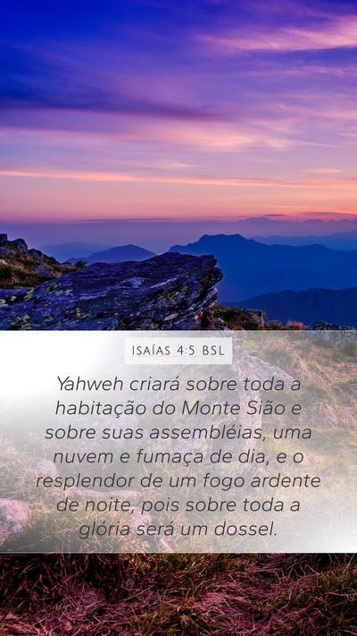 Isaías 4:5 BSL Bible Verse Image