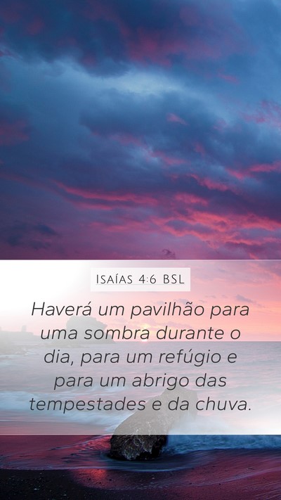 Isaías 4:6 BSL Bible Verse Image