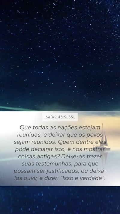 Isaías 43:9 BSL Bible Verse Image