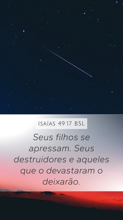Isaías 49:17 BSL Bible Verse Image