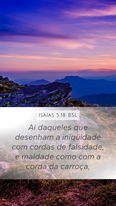 Isaías 5:18 BSL Bible Verse Image