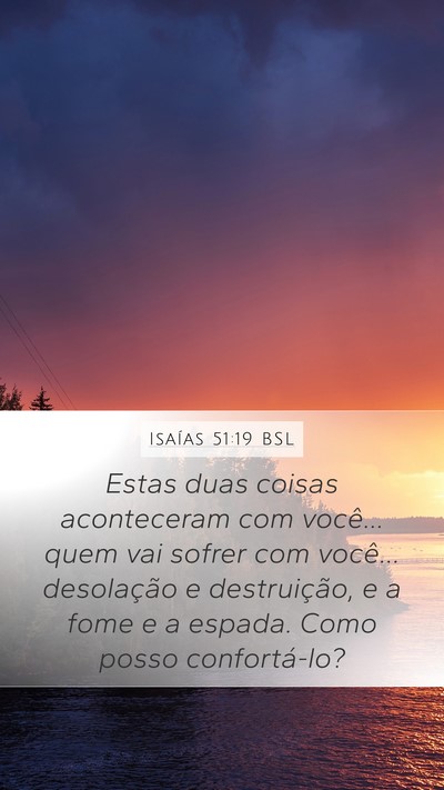 Isaías 51:19 BSL Bible Verse Image