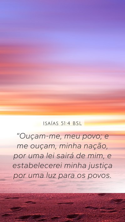 Isaías 51:4 BSL Bible Verse Image