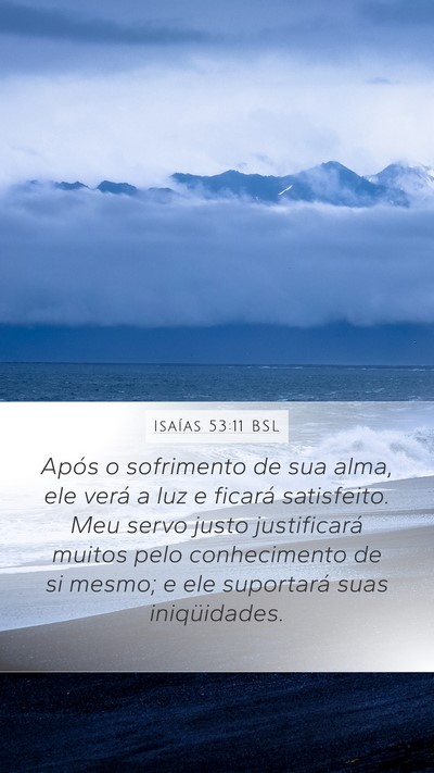 Isaías 53:11 BSL Bible Verse Image