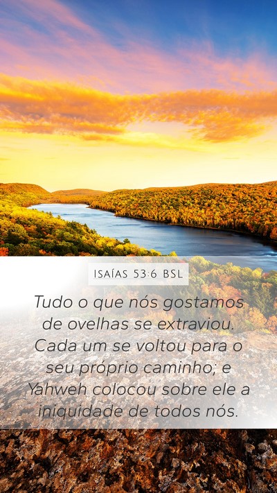 Isaías 53:6 BSL Bible Verse Image