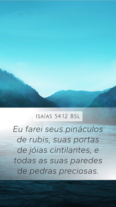 Isaías 54:12 BSL Bible Verse Image