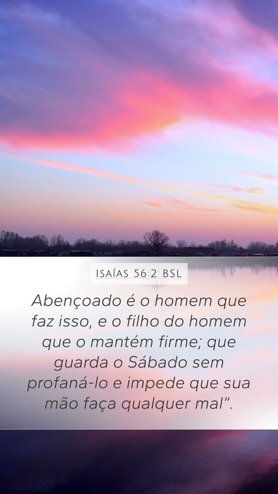 Isaías 56:2 BSL Bible Verse Image