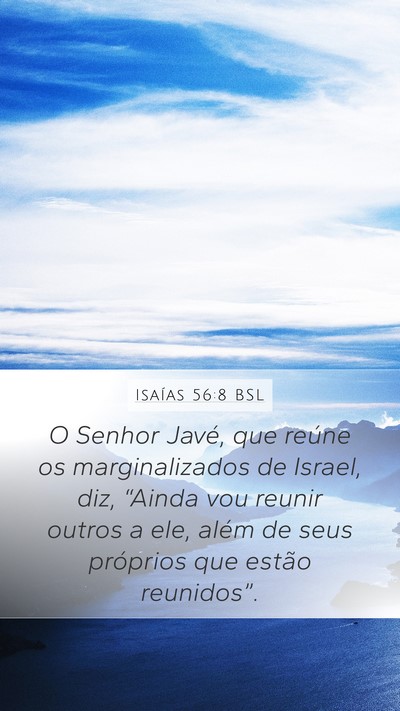 Isaías 56:8 BSL Bible Verse Image
