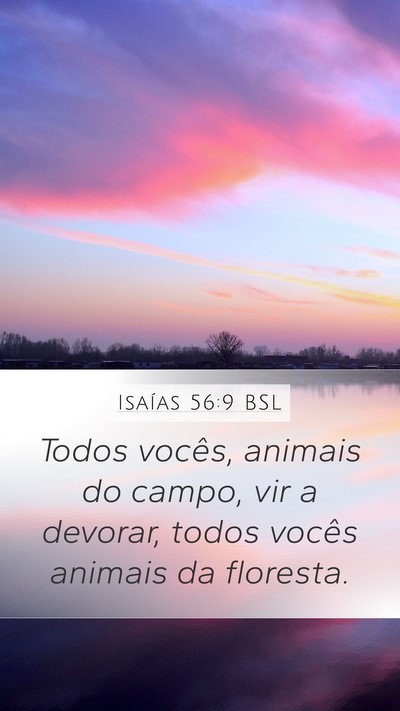 Isaías 56:9 BSL Bible Verse Image