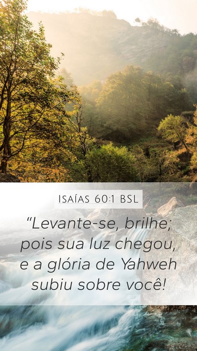 Isaías 60:1 BSL Bible Verse Image