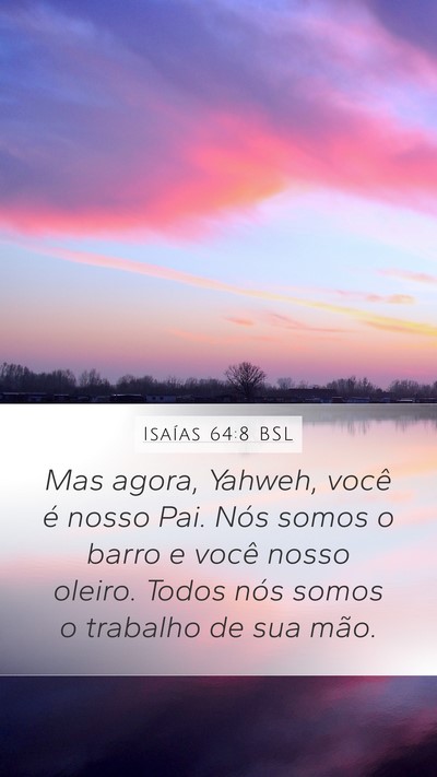 Isaías 64:8 BSL Bible Verse Image