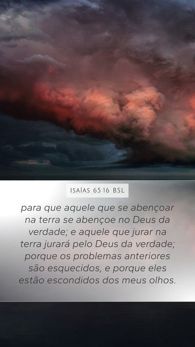 Isaías 65:16 BSL Bible Verse Image