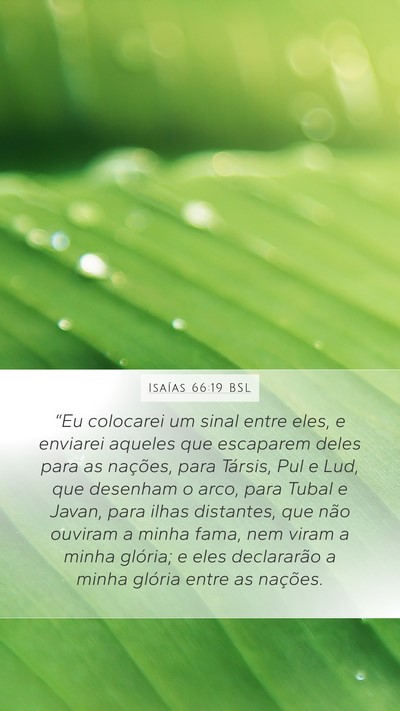 Isaías 66:19 BSL Bible Verse Image