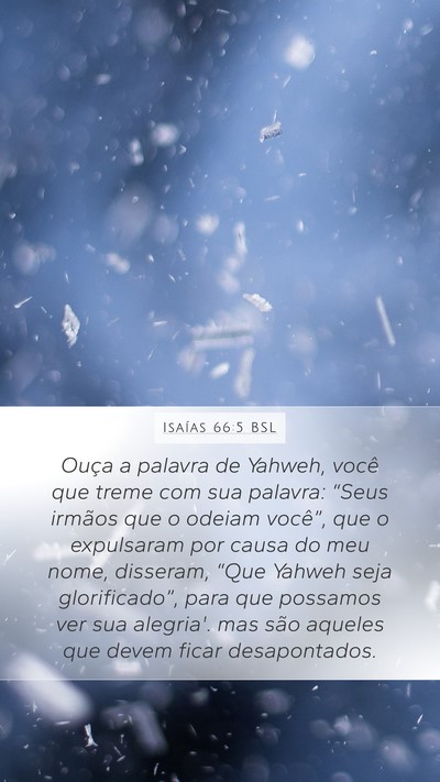 Isaías 66:5 BSL Bible Verse Image