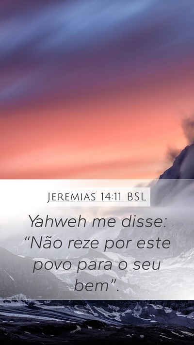 Jeremias 14:11 BSL Bible Verse Image