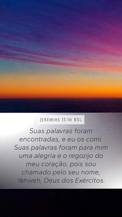 Jeremias 15:16 BSL Bible Verse Image