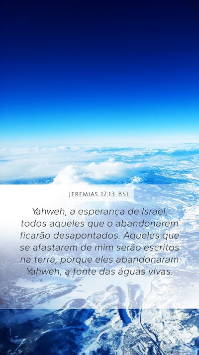 Jeremias 17:13 BSL Bible Verse Image