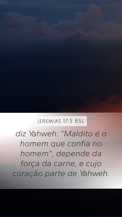 Jeremias 17:5 BSL Bible Verse Image