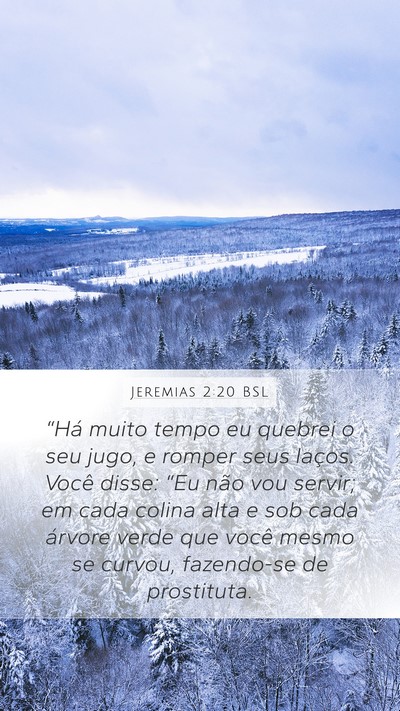 Jeremias 2:20 BSL Bible Verse Image