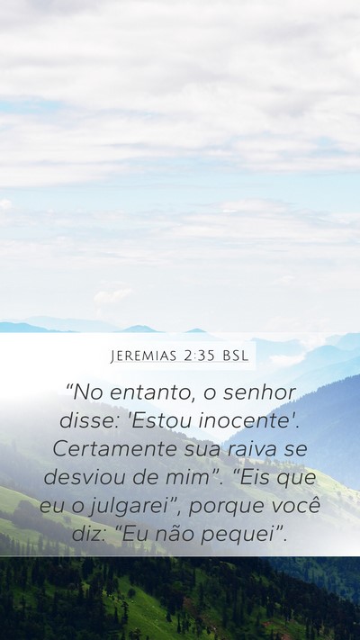 Jeremias 2:35 BSL Bible Verse Image