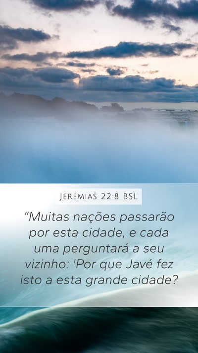 Jeremias 22:8 BSL Bible Verse Image