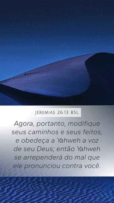 Jeremias 26:13 BSL Bible Verse Image