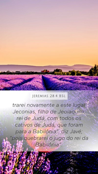 Jeremias 28:4 BSL Bible Verse Image
