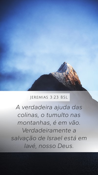 Jeremias 3:23 BSL Bible Verse Image
