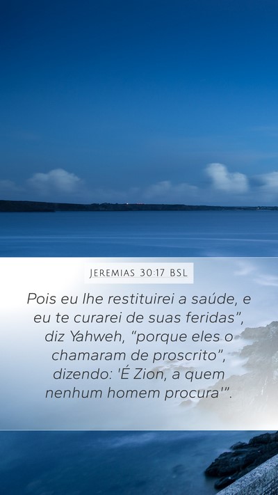 Jeremias 30:17 BSL Bible Verse Image