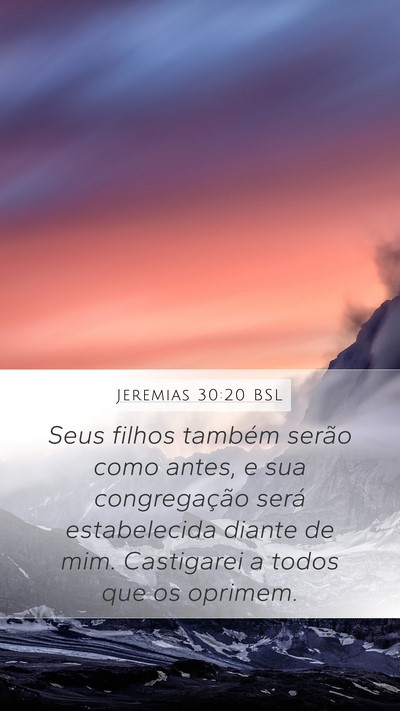 Jeremias 30:20 BSL Bible Verse Image