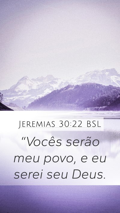 Jeremias 30:22 BSL Bible Verse Image