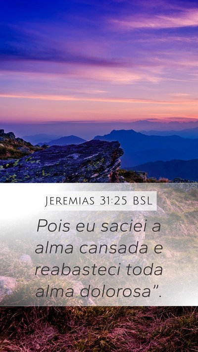 Jeremias 31:25 BSL Bible Verse Image