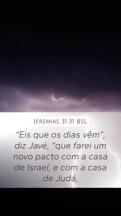 Jeremias 31:31 BSL Bible Verse Image
