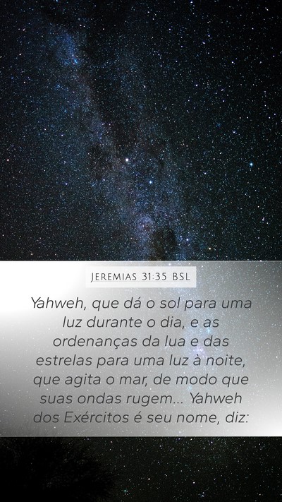Jeremias 31:35 BSL Bible Verse Image
