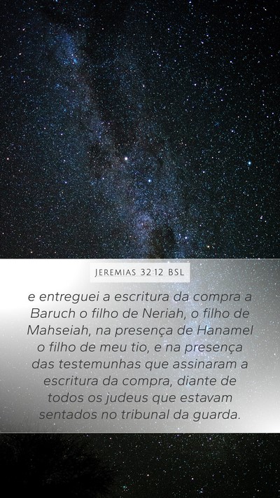 Jeremias 32:12 BSL Bible Verse Image