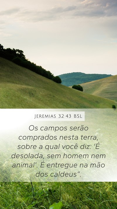 Jeremias 32:43 BSL Bible Verse Image