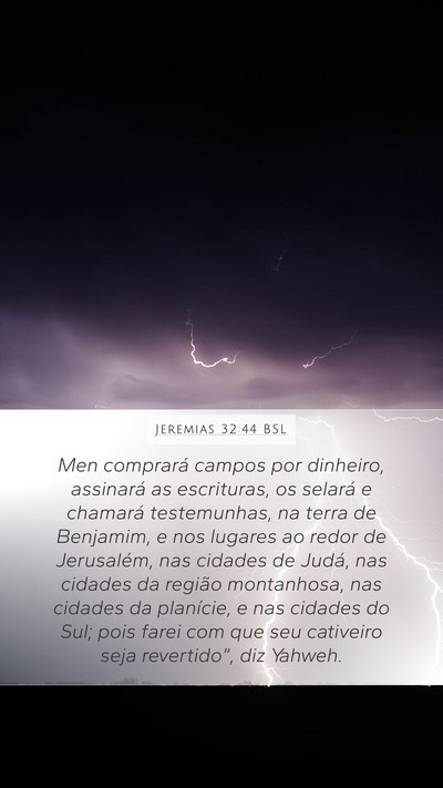 Jeremias 32:44 BSL Bible Verse Image