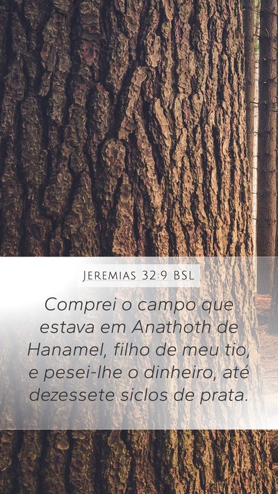 Jeremias 32:9 BSL Bible Verse Image