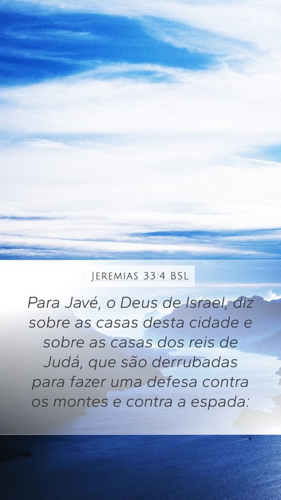 Jeremias 33:4 BSL Bible Verse Image