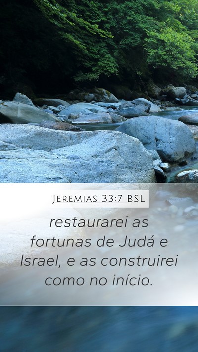 Jeremias 33:7 BSL Bible Verse Image