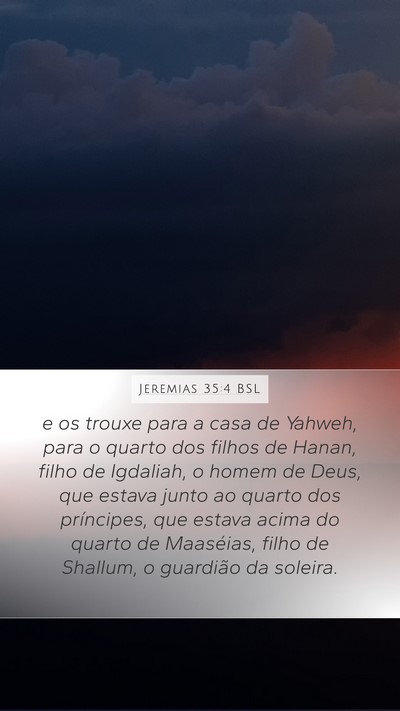Jeremias 35:4 BSL Bible Verse Image