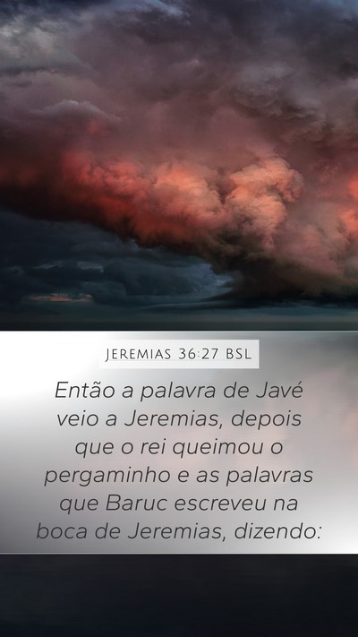 Jeremias 36:27 BSL Bible Verse Image