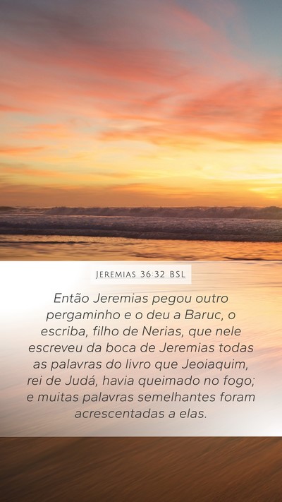 Jeremias 36:32 BSL Bible Verse Image