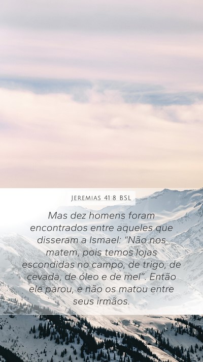 Jeremias 41:8 BSL Bible Verse Image