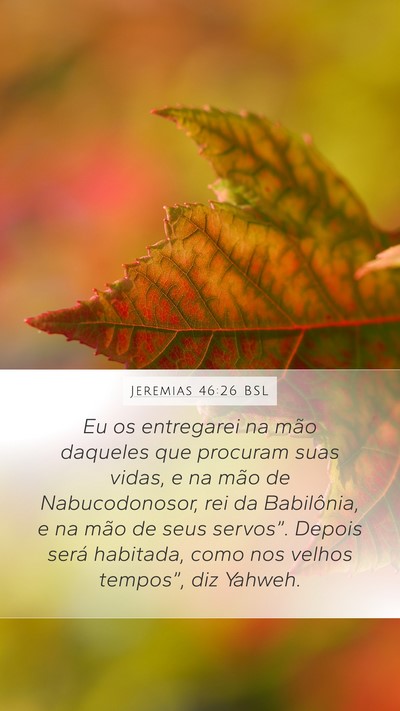 Jeremias 46:26 BSL Bible Verse Image
