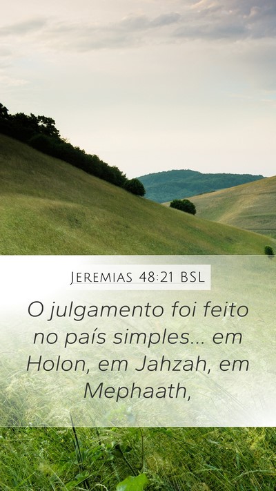 Jeremias 48:21 BSL Bible Verse Image